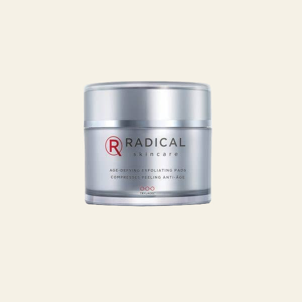 Radical Skincare Age-Defying Exfoliating Pads 60ct jar front view
